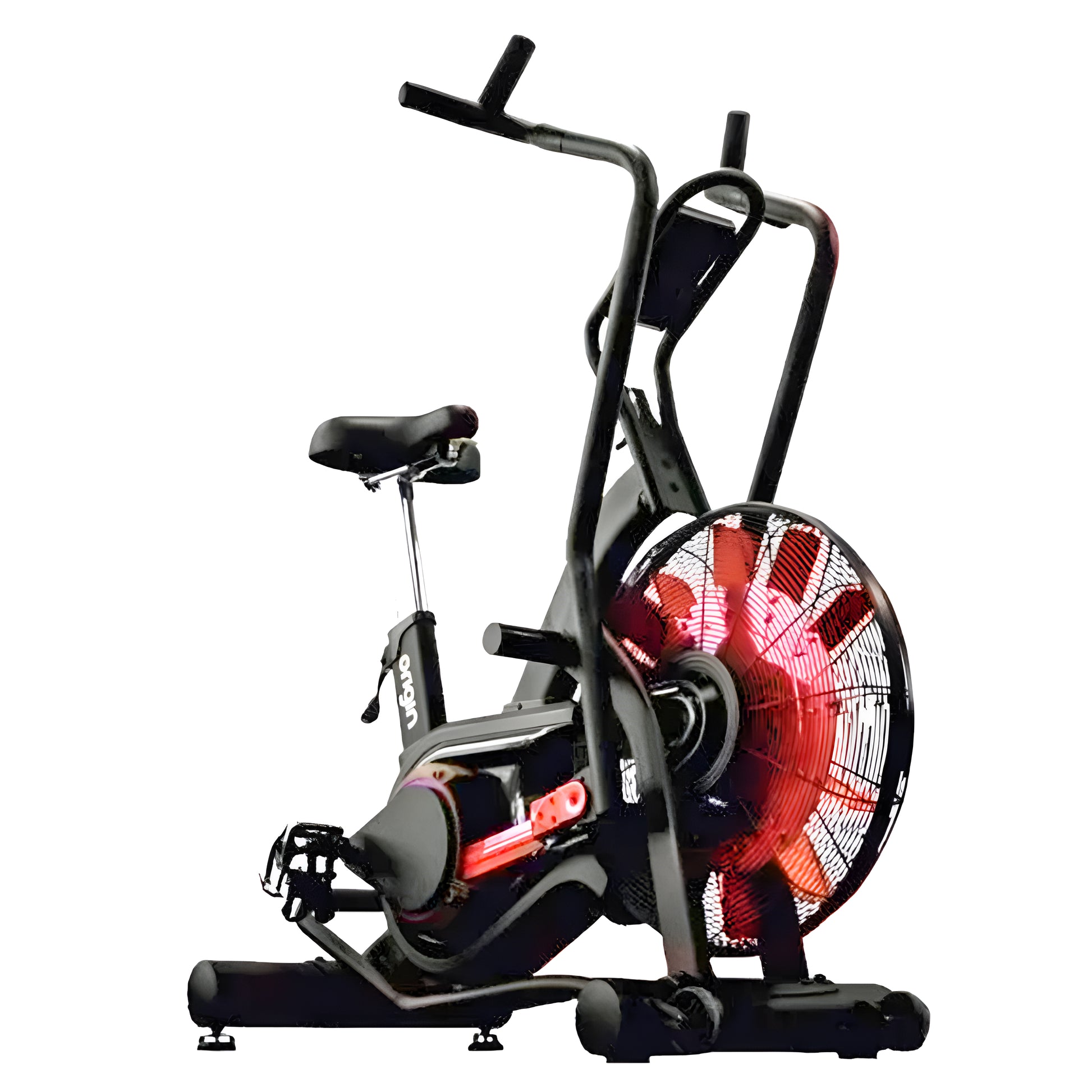 Origin Storm Air Bike exercise bike with a fan on a white background
