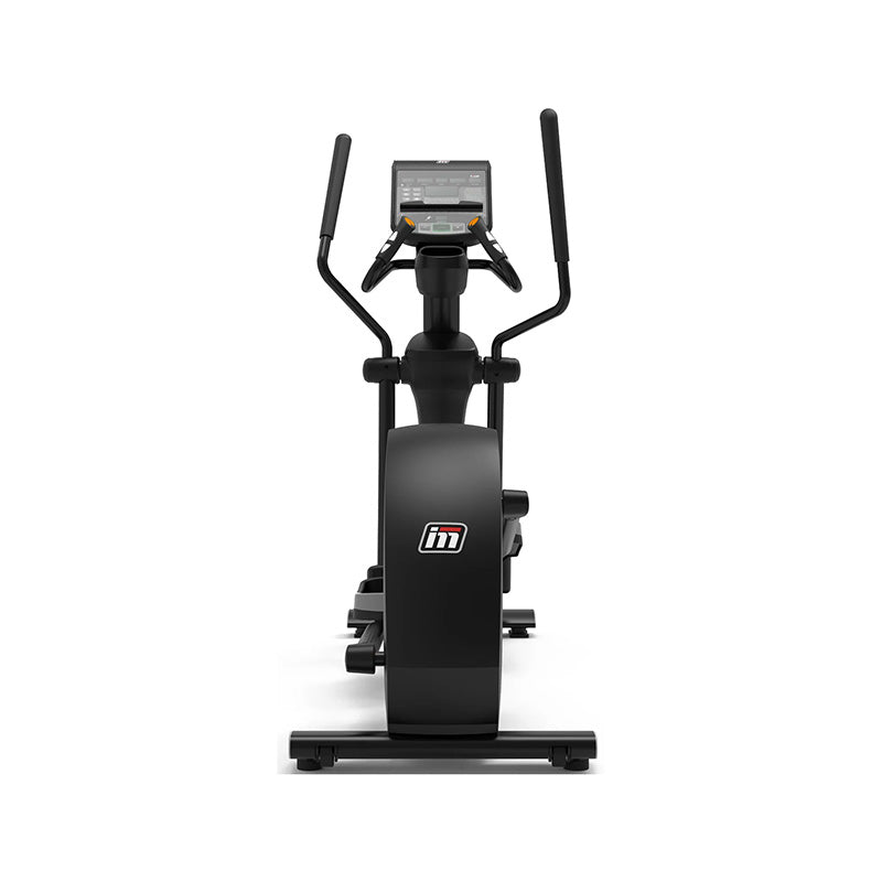 Impulse RE700 Elliptical trainer, full view of the product from the back on a white background