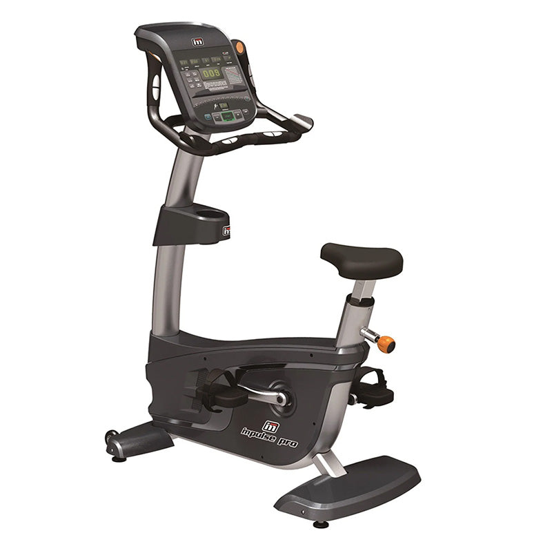 Impulse RU700 Upright exercise bike with digital display full view of the product on a white background