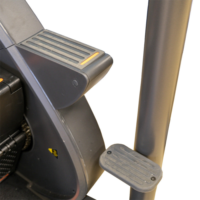 Close-up of the Gym Gear SC8 Stairclimber foot platforms on a white background