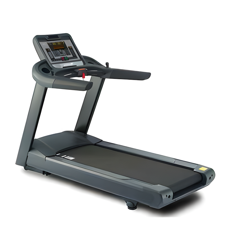 Gym Gear T98 Treadmill with a digital display on a white background