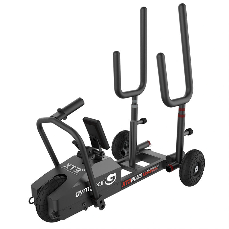 Gym Gear XT3 Plus Sled V2 power sled exercise machine in black on a white background