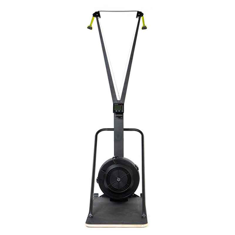 Attack Fitness Ski Attack Ski Machine in black from the front on a white background