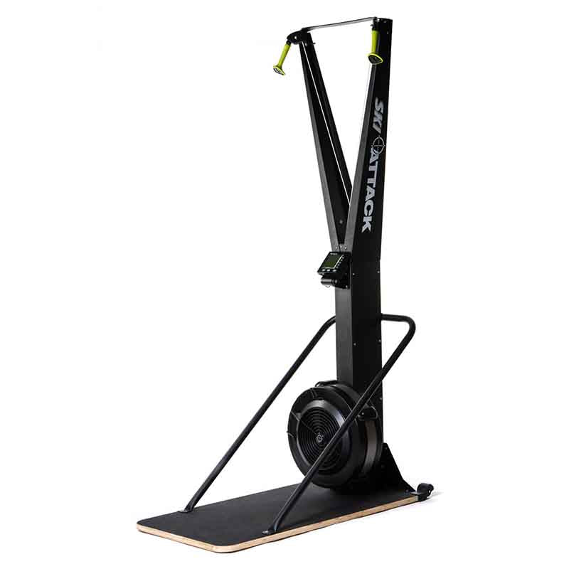 Attack Fitness Ski Attack Ski Machine in black on a white background