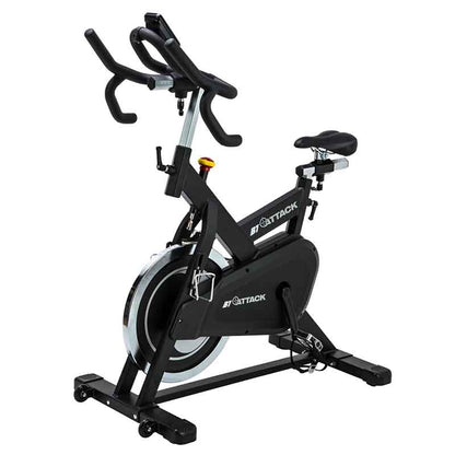 Attack Fitness Spin Attack B1 Indoor Cycle in black on a white background