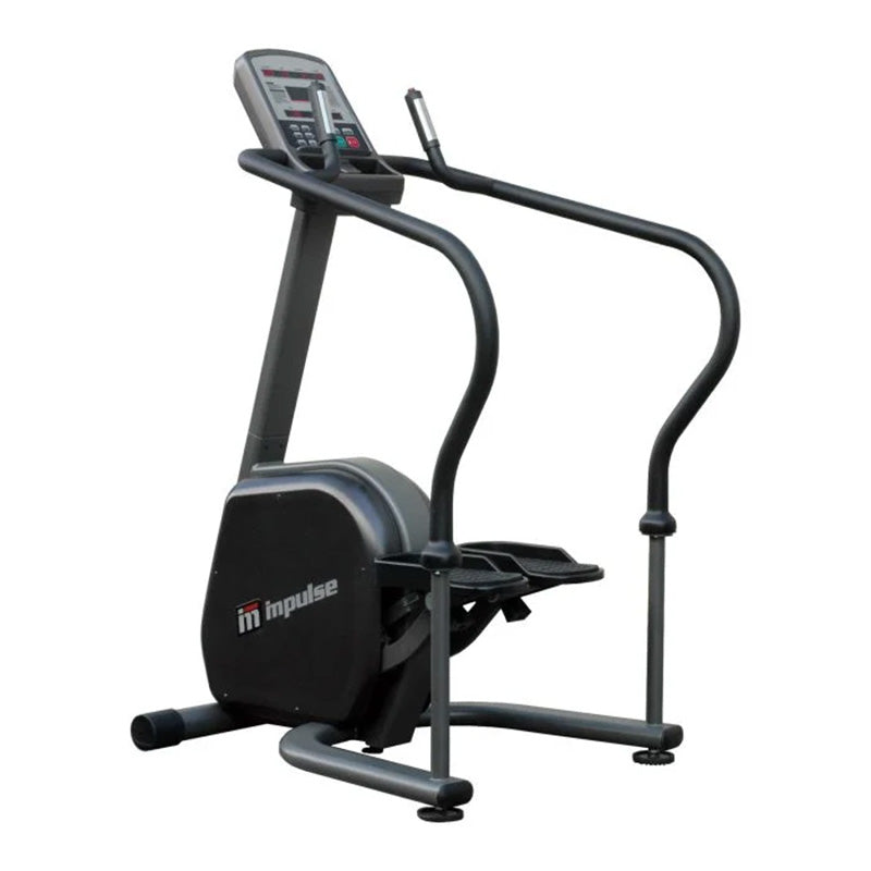 Impulse PST300 Stepper elliptical trainer with digital display on a white background