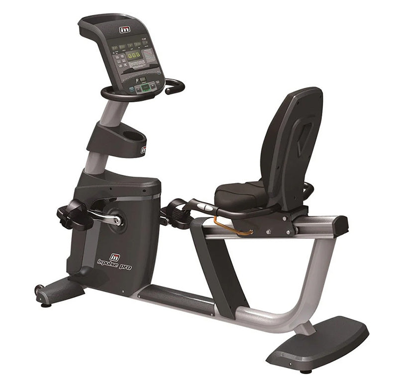Impulse RR700 Recumbent exercise bike with digital display full product on a white background