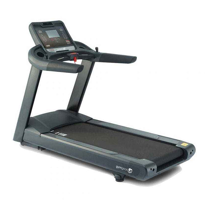 Gym Gear T98s Sport Treadmill with a digital display on a white background