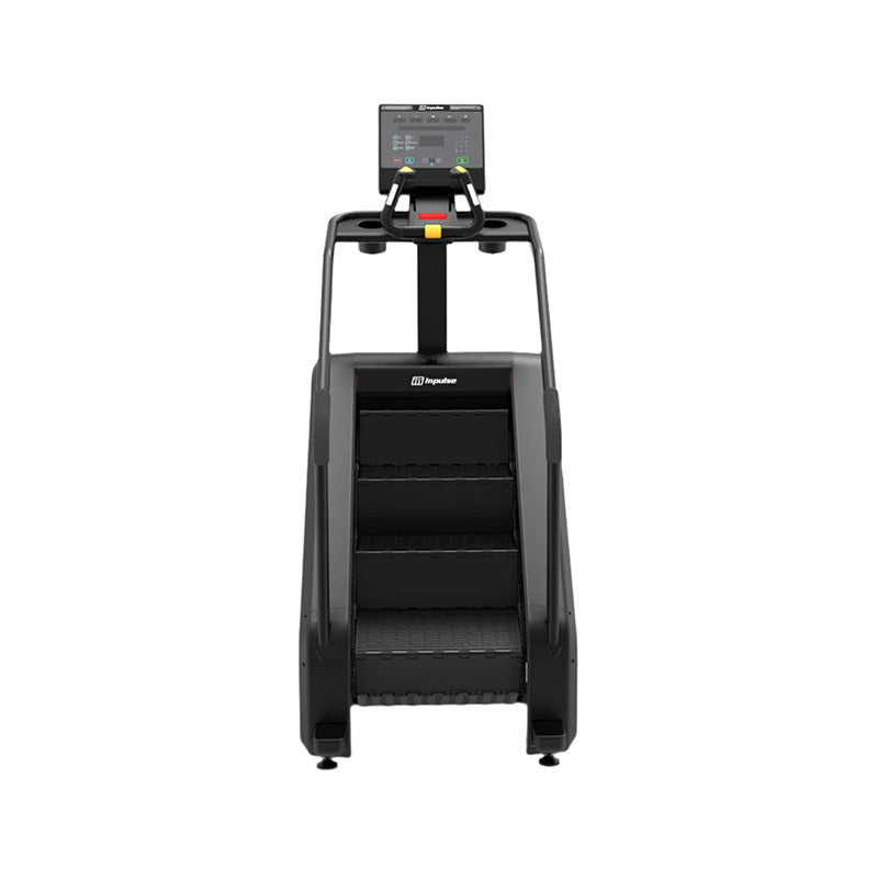 Impulse XSC700 Step machine with digital display, full view of the front of the product on a white background